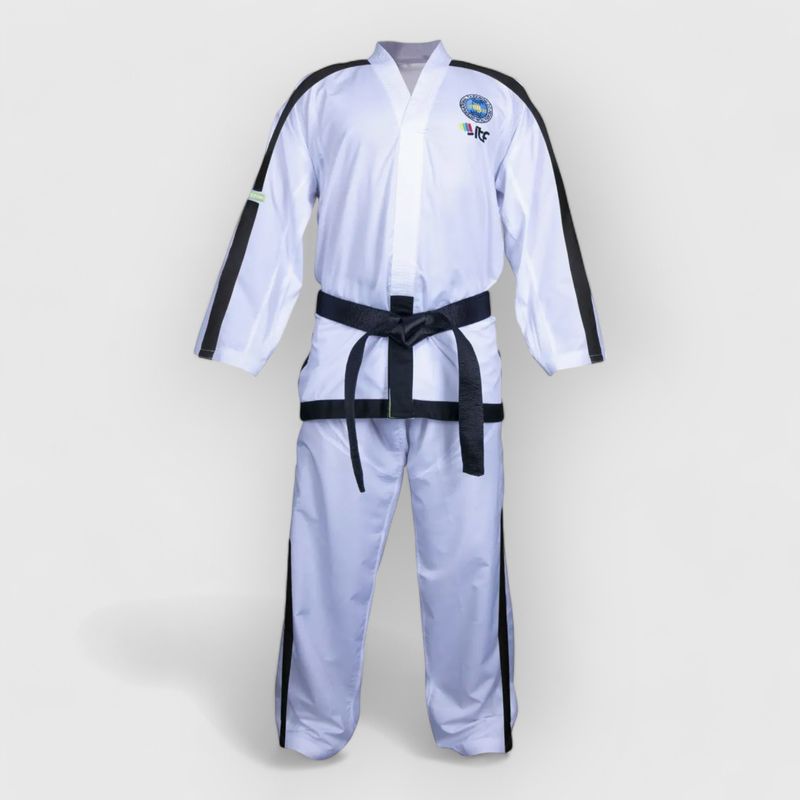 TOP TEN Instructor ITF Taekwondo Uniform 4–6 DAN – Green